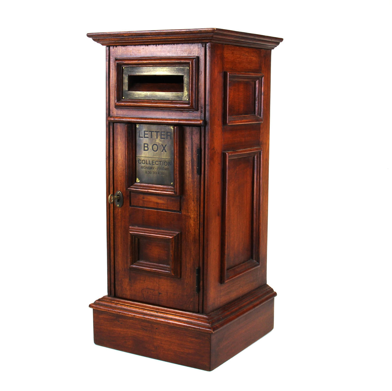 MAHOGANY LETTERBOX CABINET.