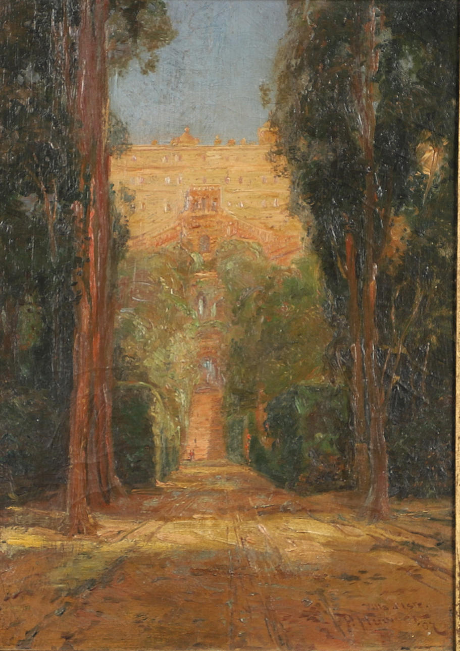 PETER PAUL HUBNER (1870-1928). VILLA D'ESTE.