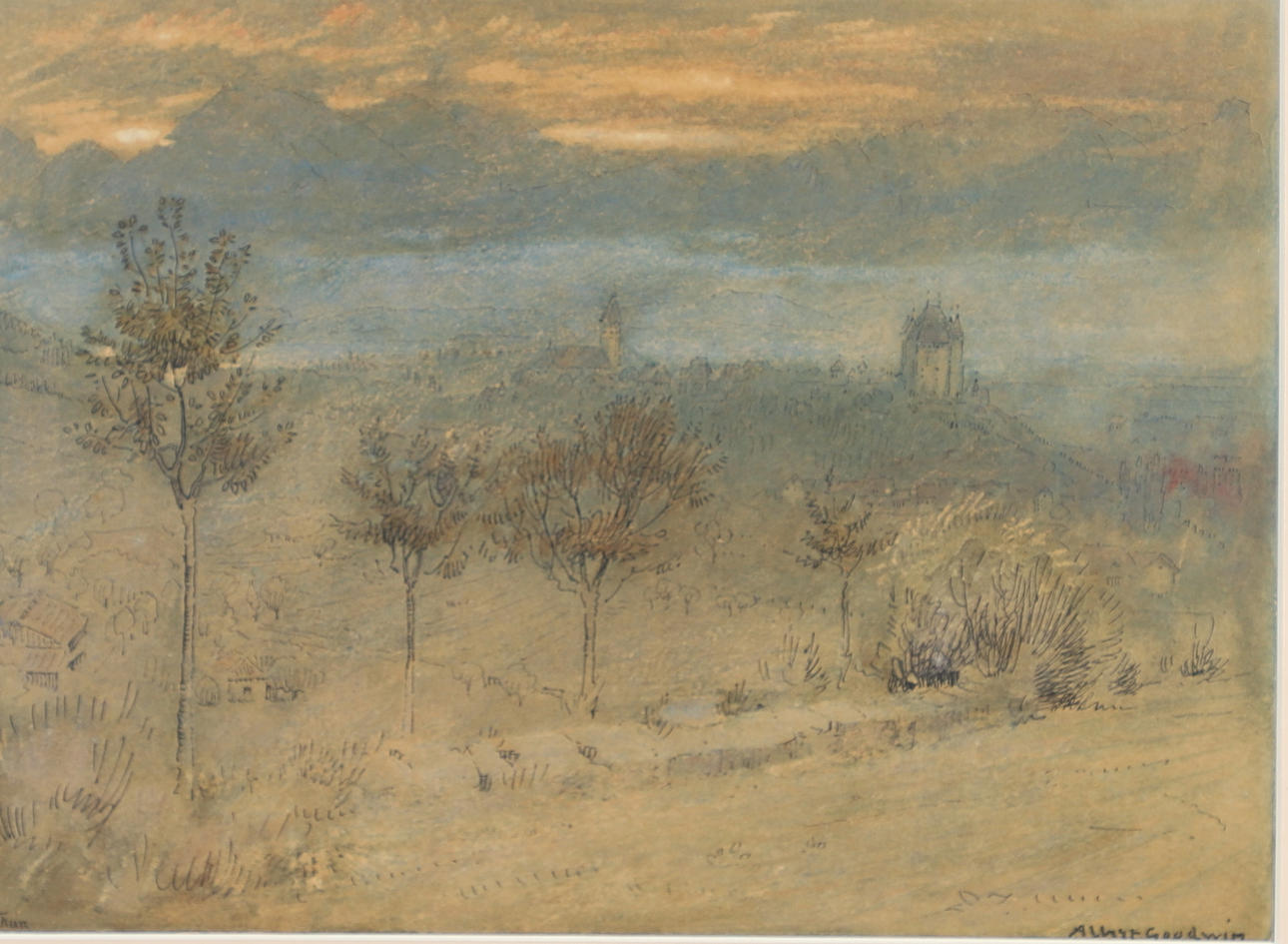 ALBERT GOODWIN, RWS (1845-1932). THUN. Art - Drawings - Auctionet