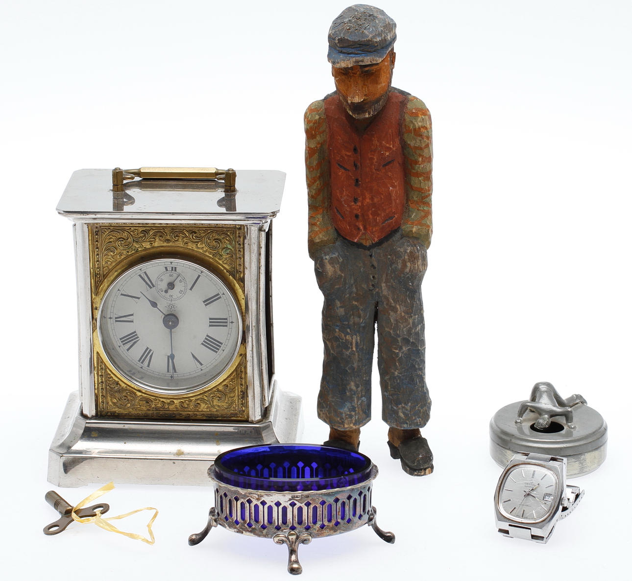 DIVERSE, 5 delar, BORDSUR, Junghans, TENNBURK, Widerholm&Dahlberg, 1900-tal.