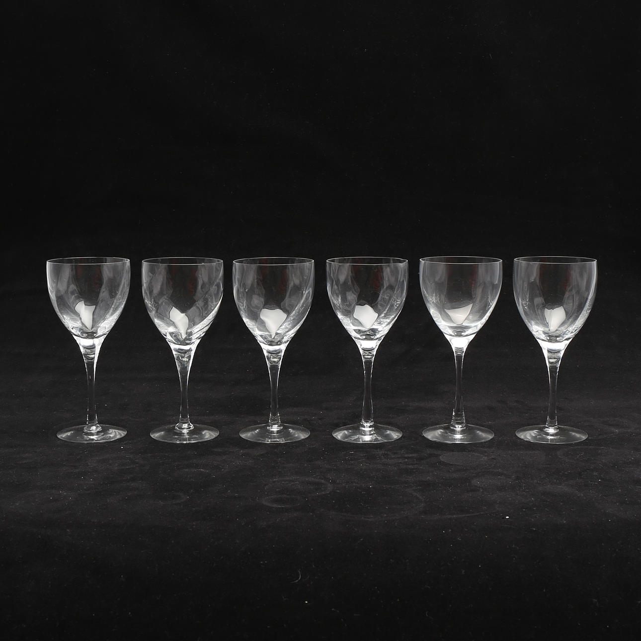 VINGLAS (6), "Chateau", Bertil Vallien, Kosta Boda.