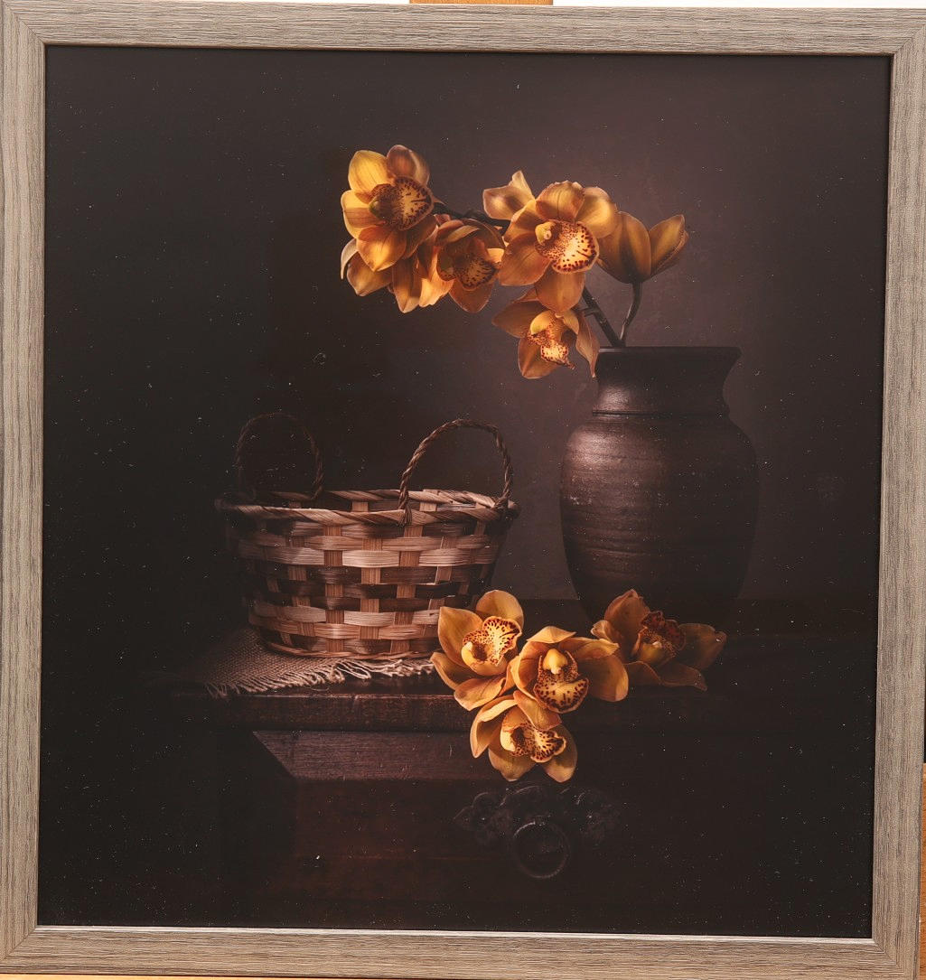 FOTOTAVLA med orkidémotiv.