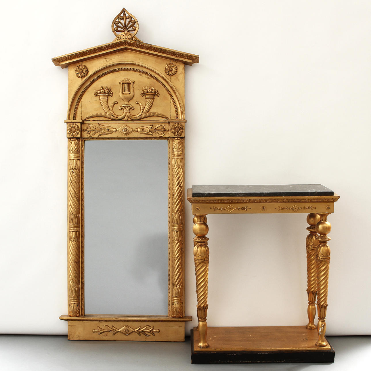 SPEGEL med KONSOLBORD, Olof Frisk (1795-1879).