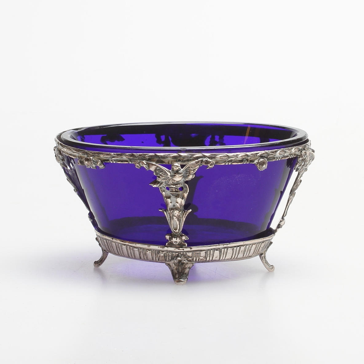 SKÅL, silver och glas, John George Smith, London, 1900-tal.