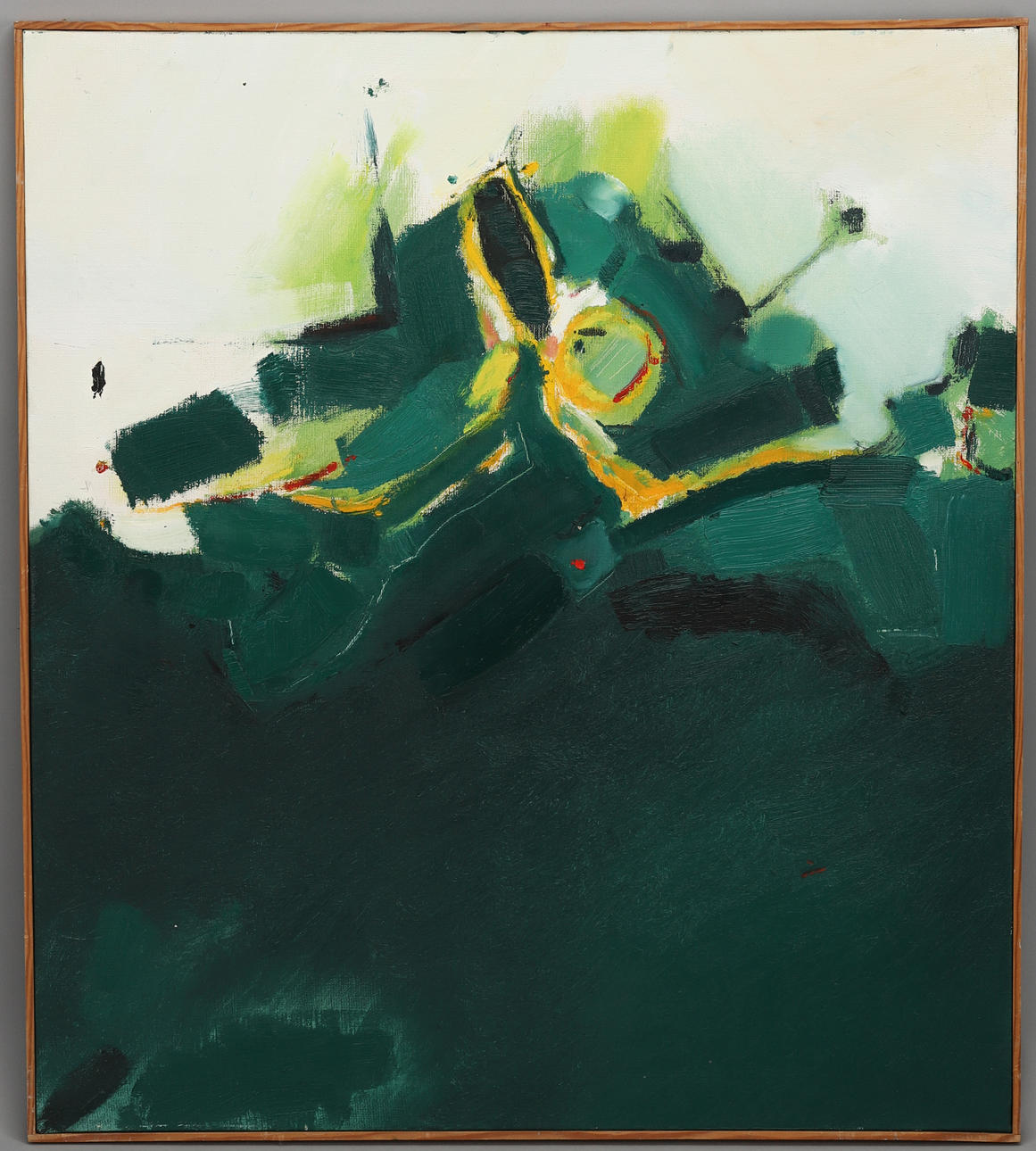 VLADIMIR KAMENDY. Abstract composition, oil on canvas, signed.