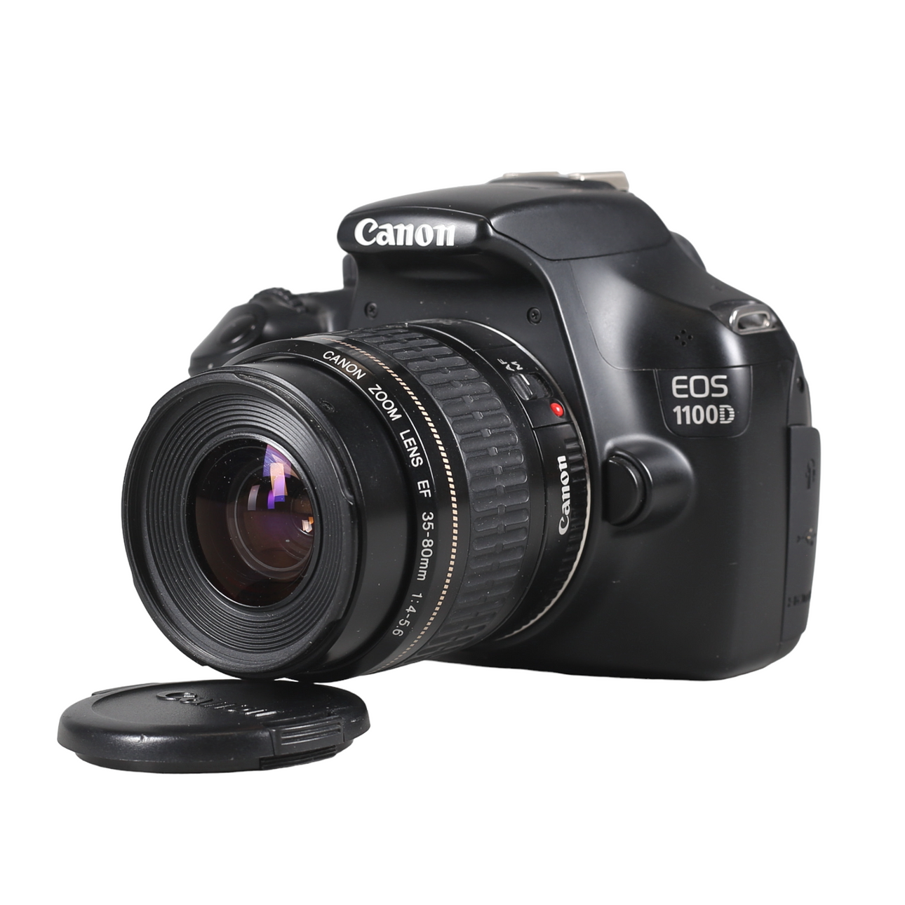 CANON EOS 1100D Kameragehäuse und 3 Objektive.