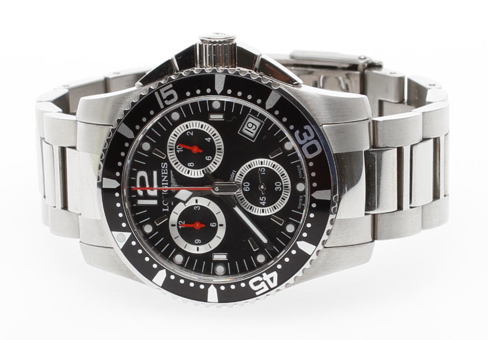 Herrarmbandsur, Longines hydroconquest chronograph.
