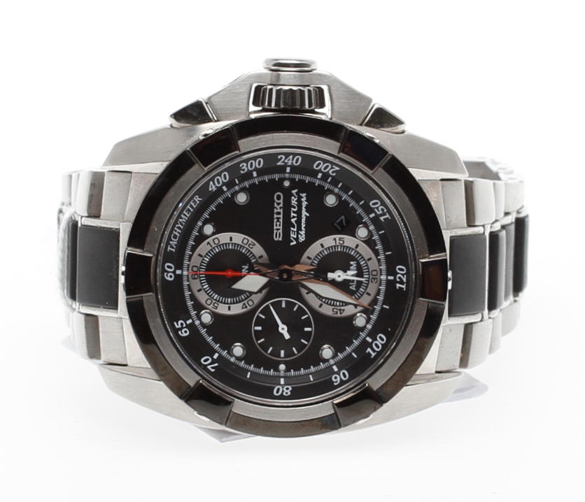HERRARMBANDSUR, Seiko Velatura chronograph samt MORMORSUR.