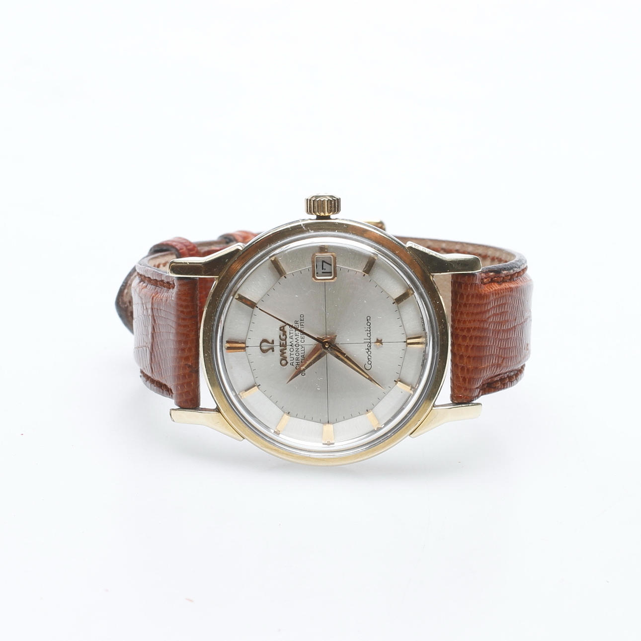 HERRARMBANDSUR, Omega, Constellation "Pie Pan", 1960-tal.