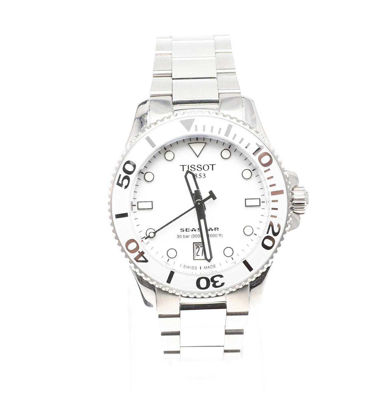 TISSOT. A QUARTZ SEA STAR MIDSIZE DIVERS WATCH.