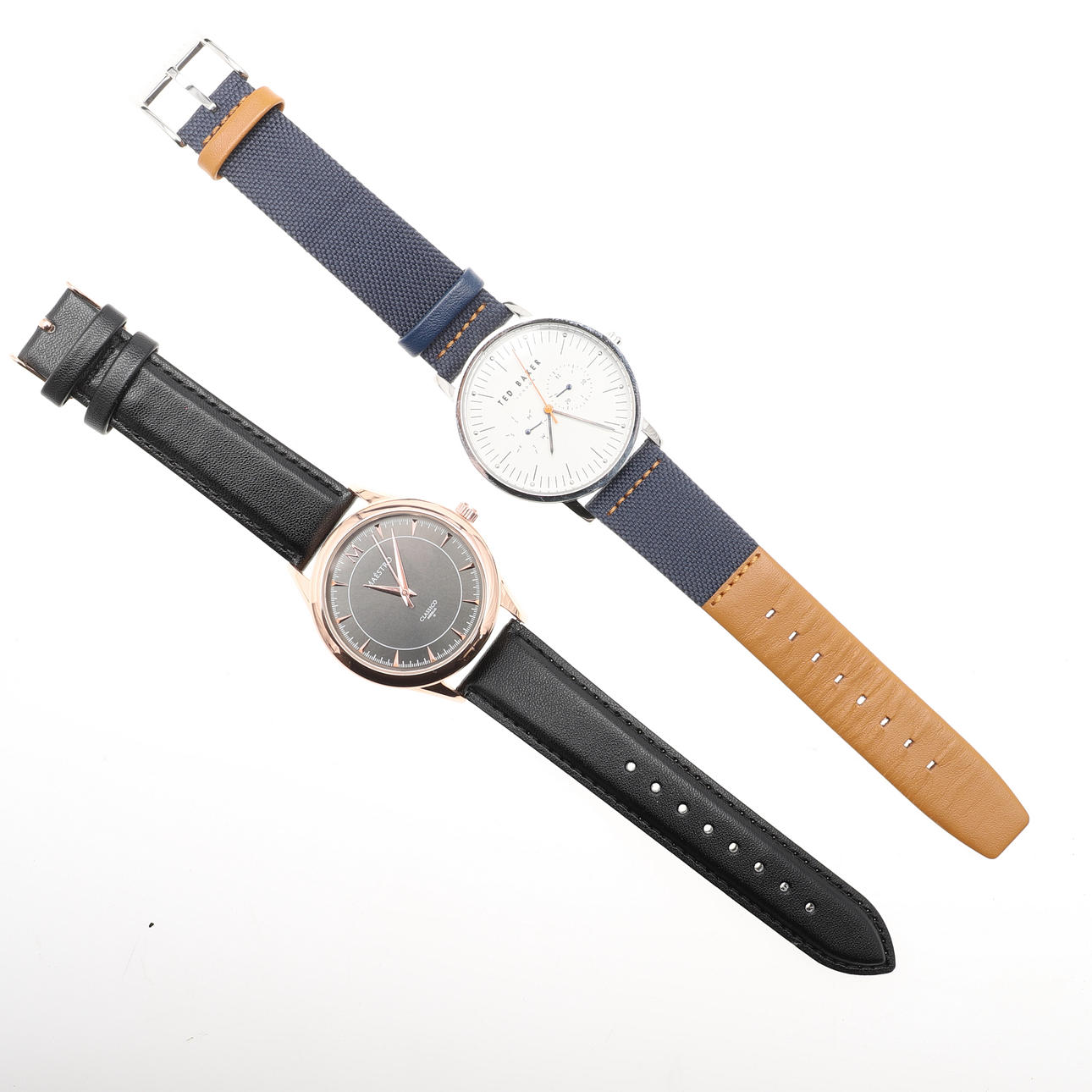 TVÅ HERRAR MODE KLOCKOR.