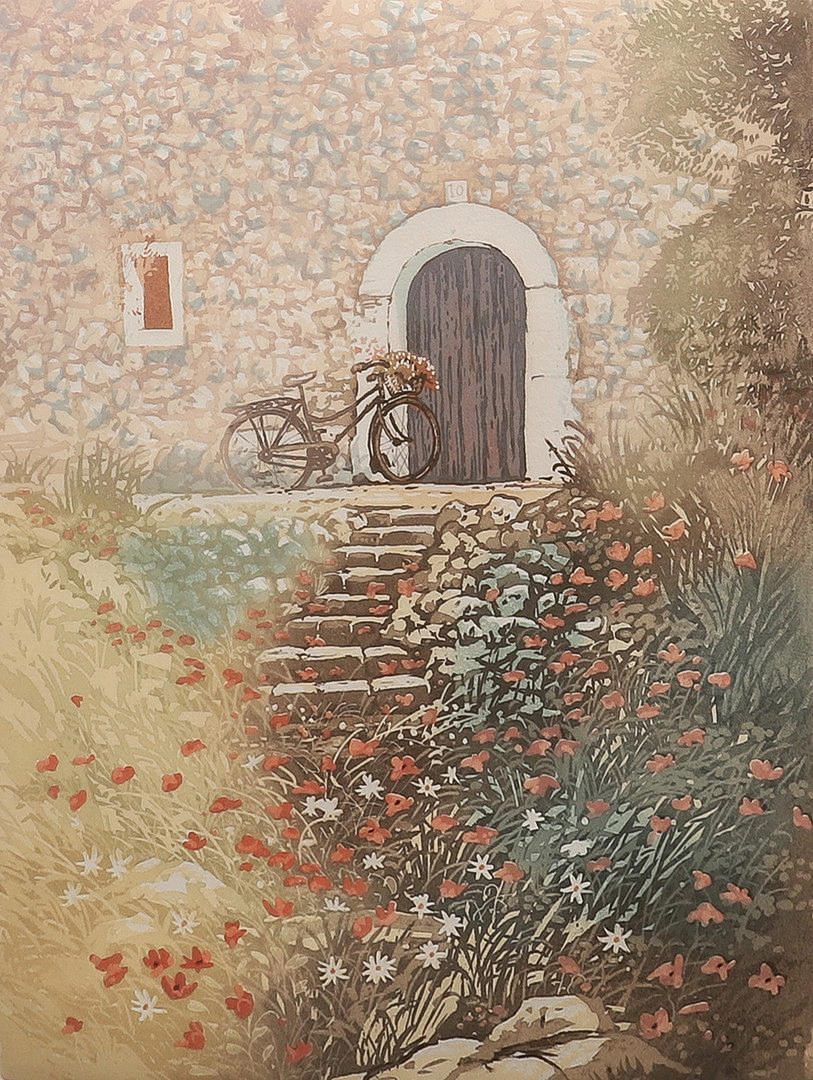 SIMON BULL (B.1958). POPPY FIELDS IV.