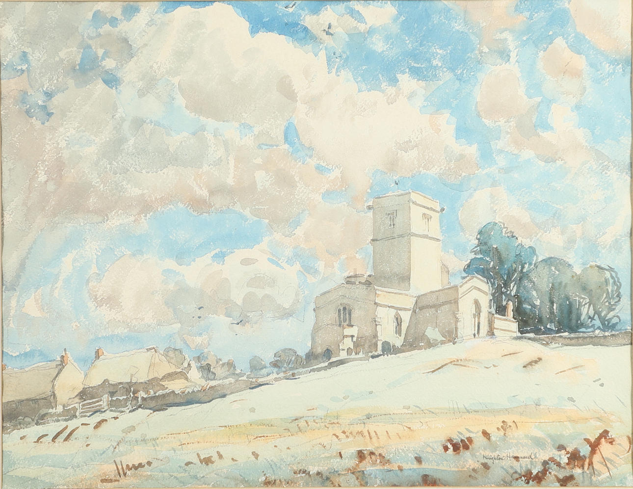 ARTHUR HENRY KNIGHTON HAMMOND (1875-1970). A RURAL CHURCH.