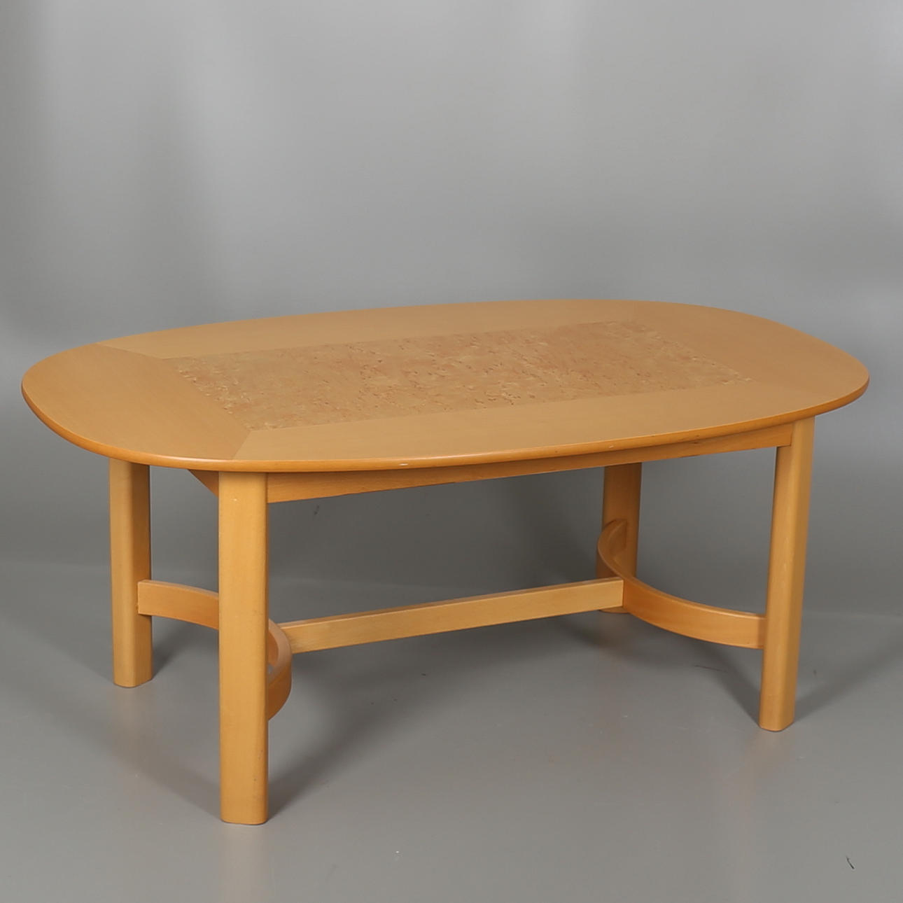 SOFFBORD i bok, dekor i masurbjörksfaner, modern tillverkning.