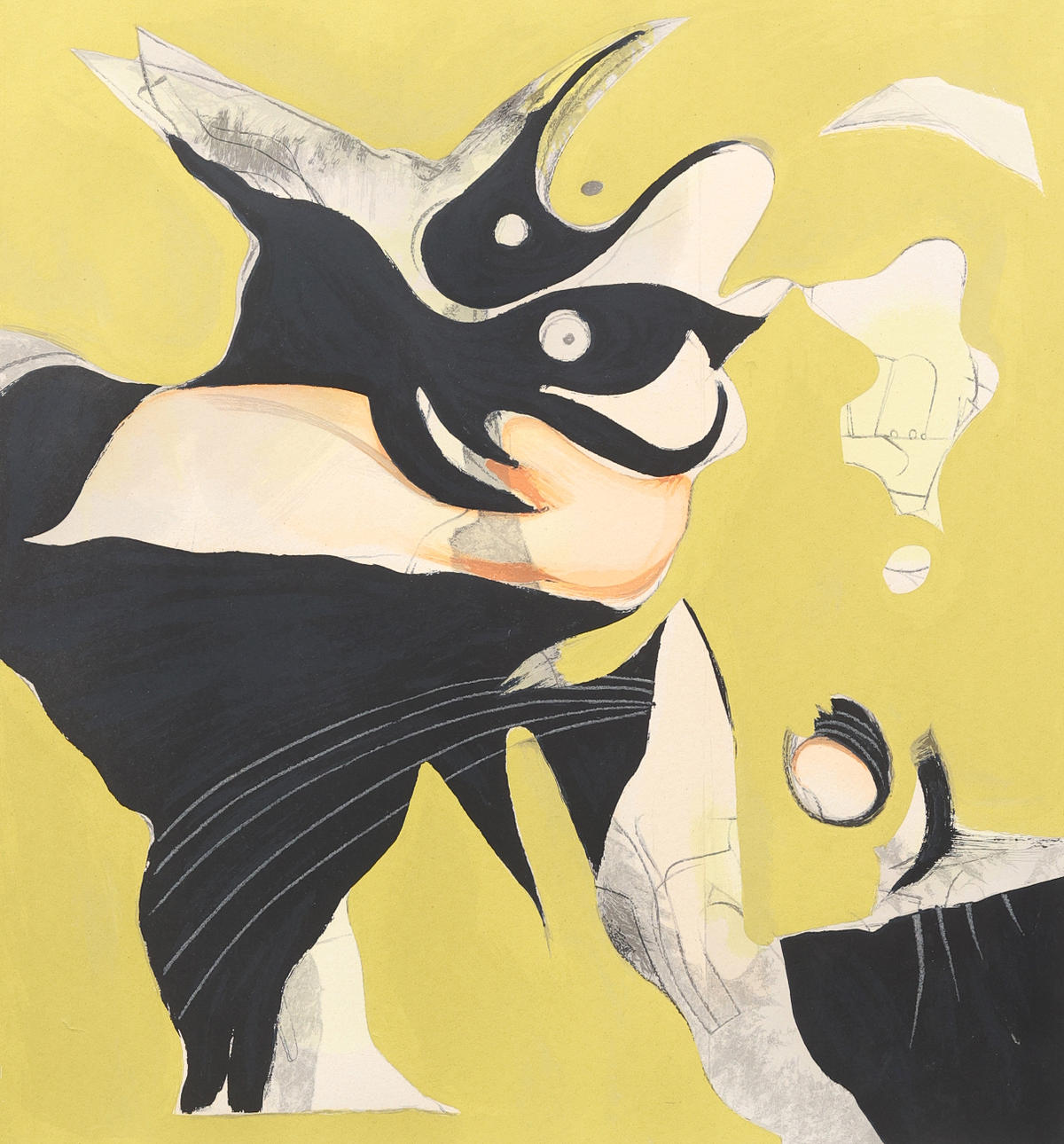 GUNNAR JOHNSSON. Composition, lithograph no. 168/275, signed.