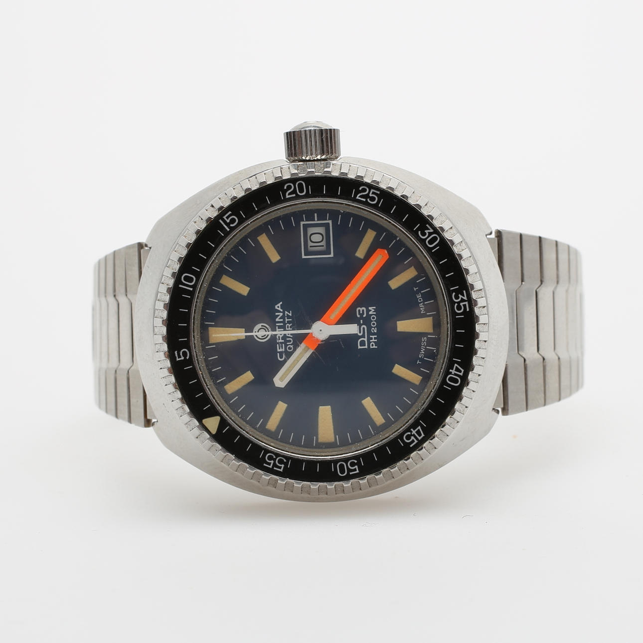 ARMBANDSUR, Certina DS-3, dykarklocka.