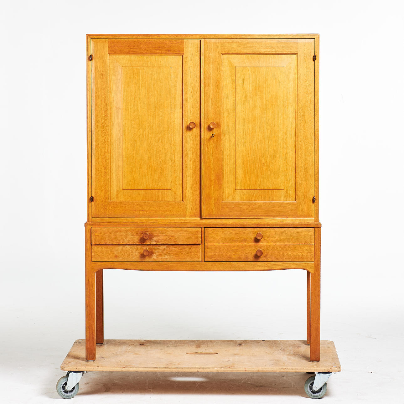 CARL MALMSTEN. "October", cabinet, oak, plate marked.