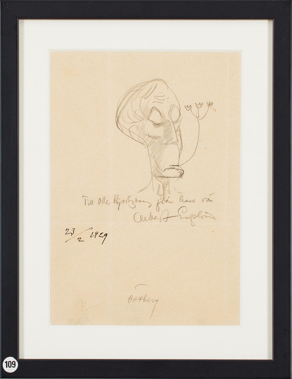 ALBERT ENGSTRÖM. "Ragnar Östberg" (OH).