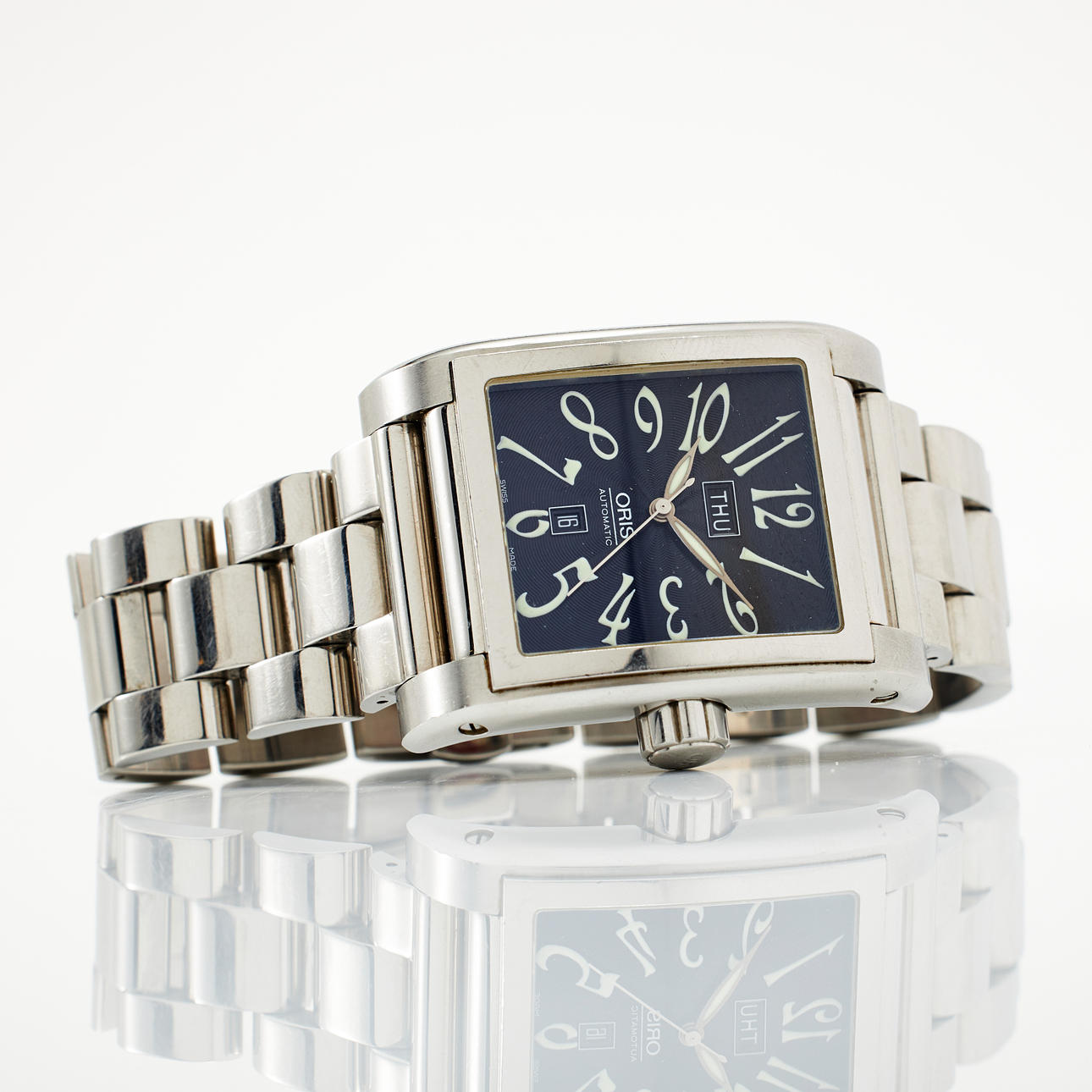 ORIS, wristwatch, steel.