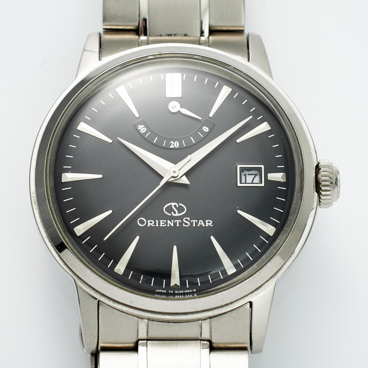 ORIENT STAR, rannekello, teräs.