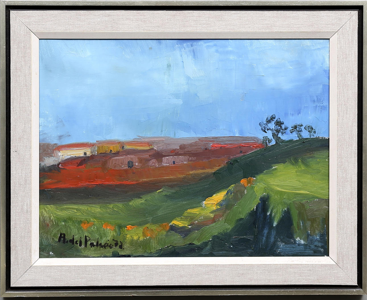 ALFREDO DEL PALACIO. Olja på duk, signerad.