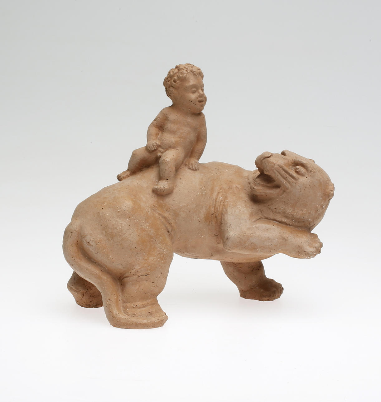 FIGURIN, terrakotta, Aron Sandberg, 1900-tal.