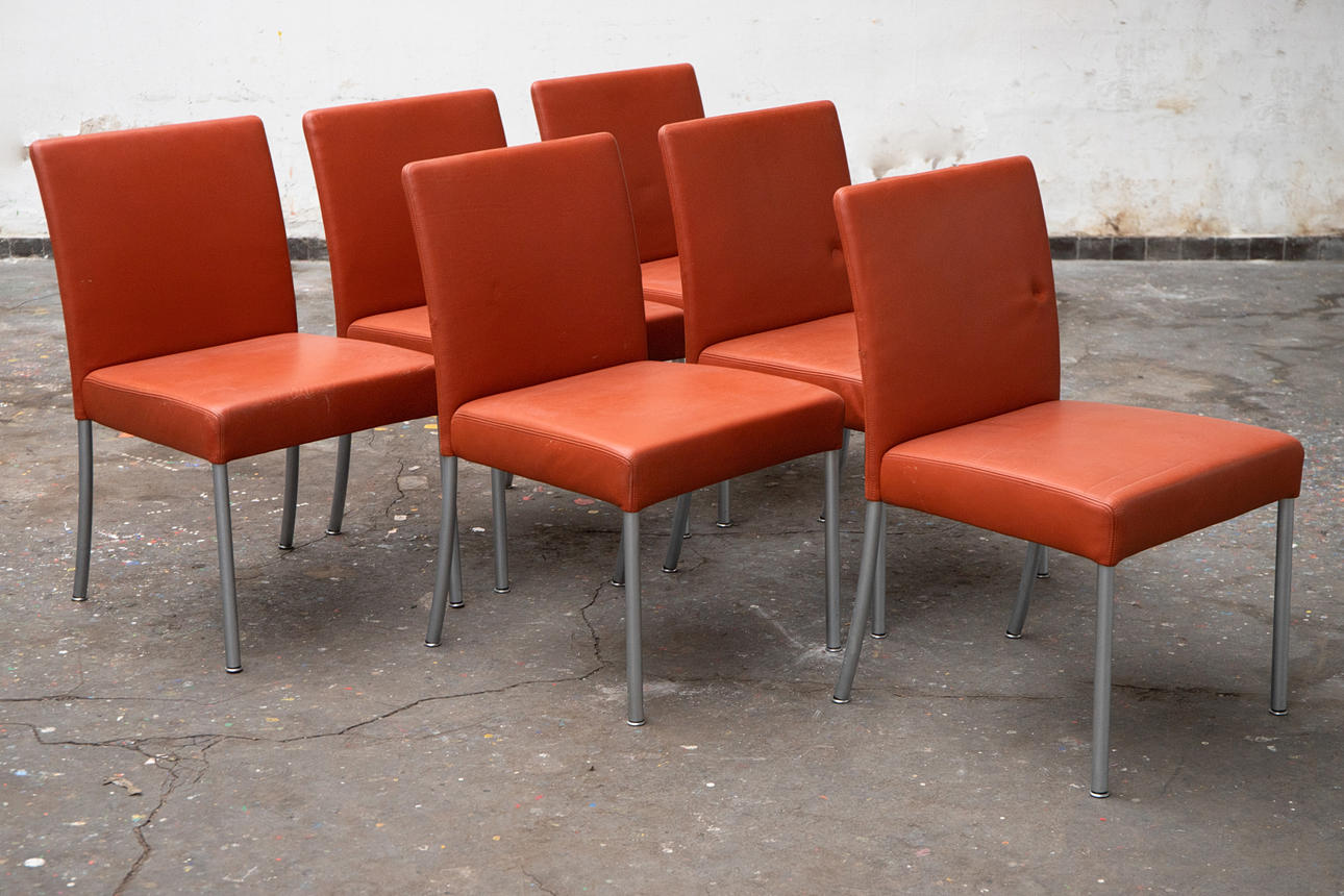Walter Knoll, 6 chairs model Jason (6-84).