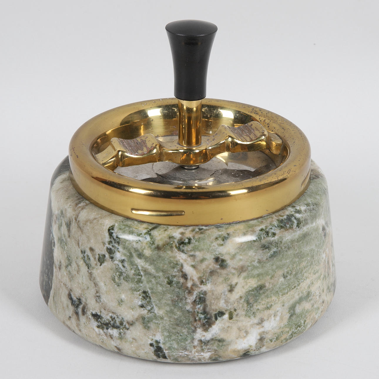 ASKKOPP med snurra, sten & metall, Erhard, Tyskland.