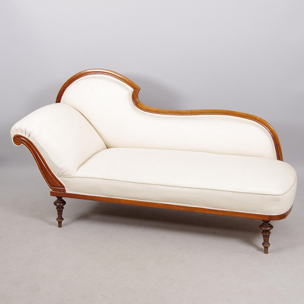 KANAPÉ, mahogny, rokokostil, sent 1800-tal.