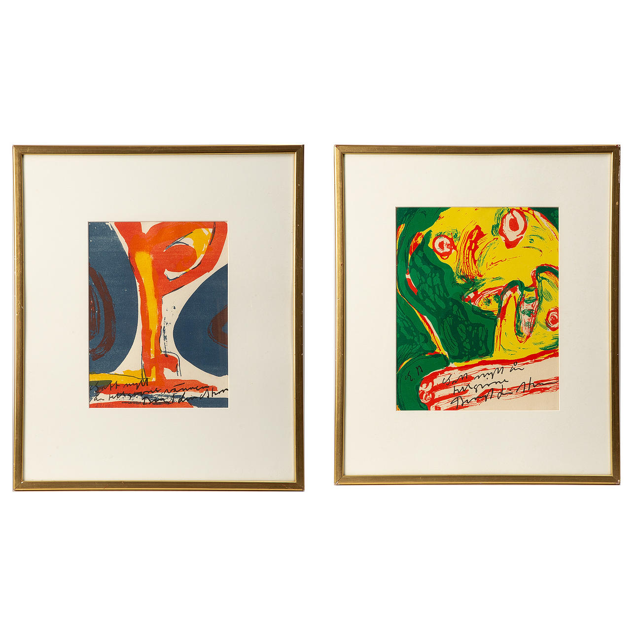 BENGT LINDSTRÖM. litografier, 2 stycken.