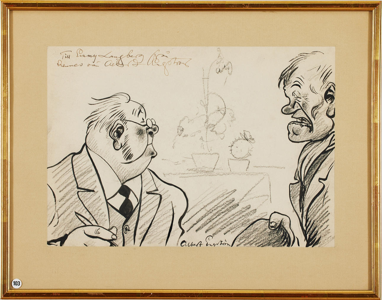 ALBERT ENGSTRÖM. "Flyttningsbetyg".