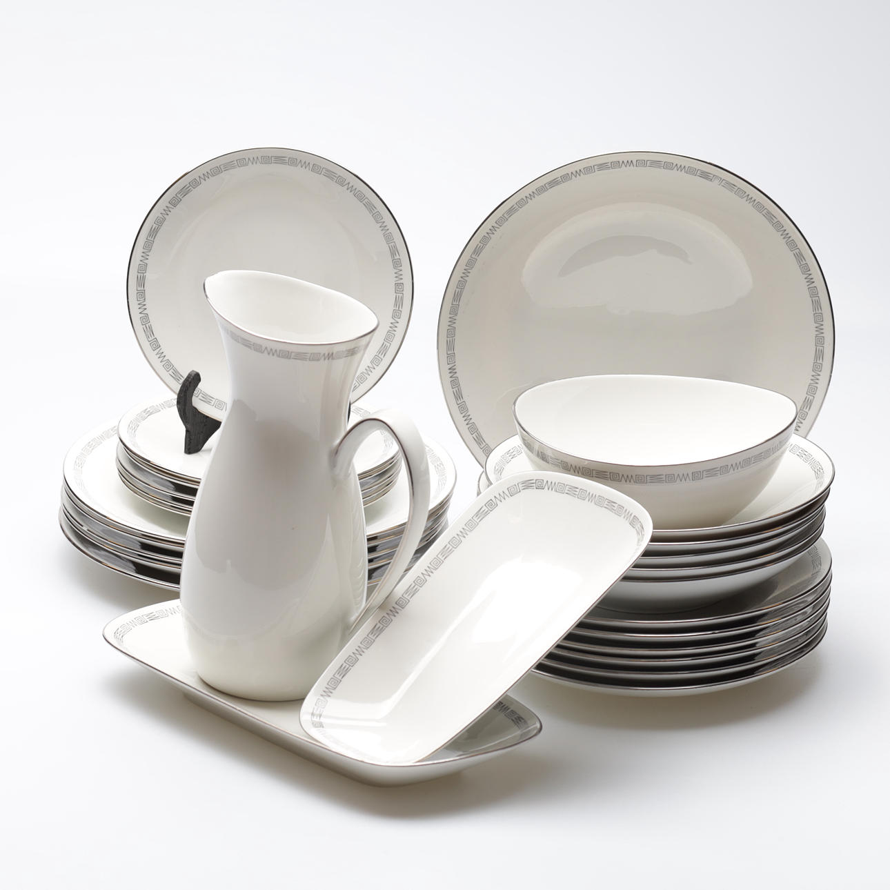 MATSERVIS, "Monaco" Rörstrand, 27 delar, porslin.