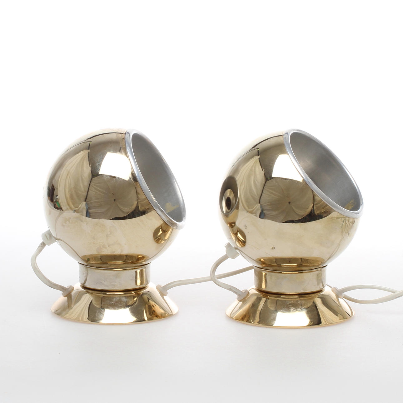 VÄGGLAMPOR, 1 par, Abo Rander, Danmark, 1900-talets andra hälft.