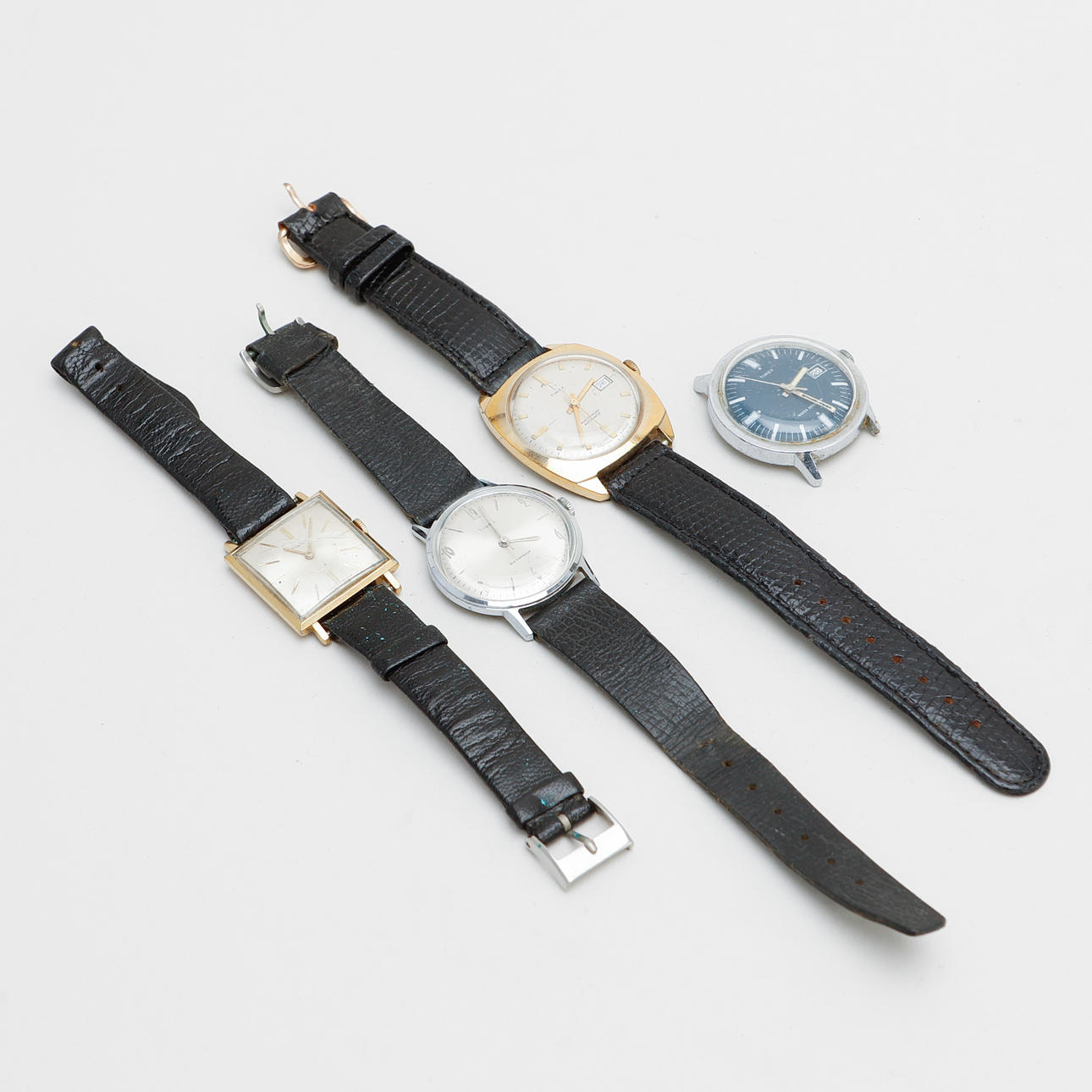 WRIST WATCH, 4 pcs., Timex, steel/double.