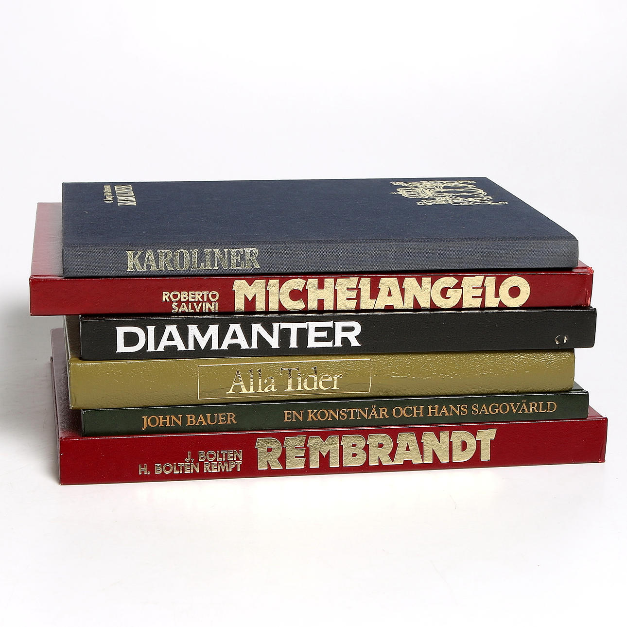 BÖCKER, 6 st, bl.a. diamanter, historia, konst. 1900-tal.