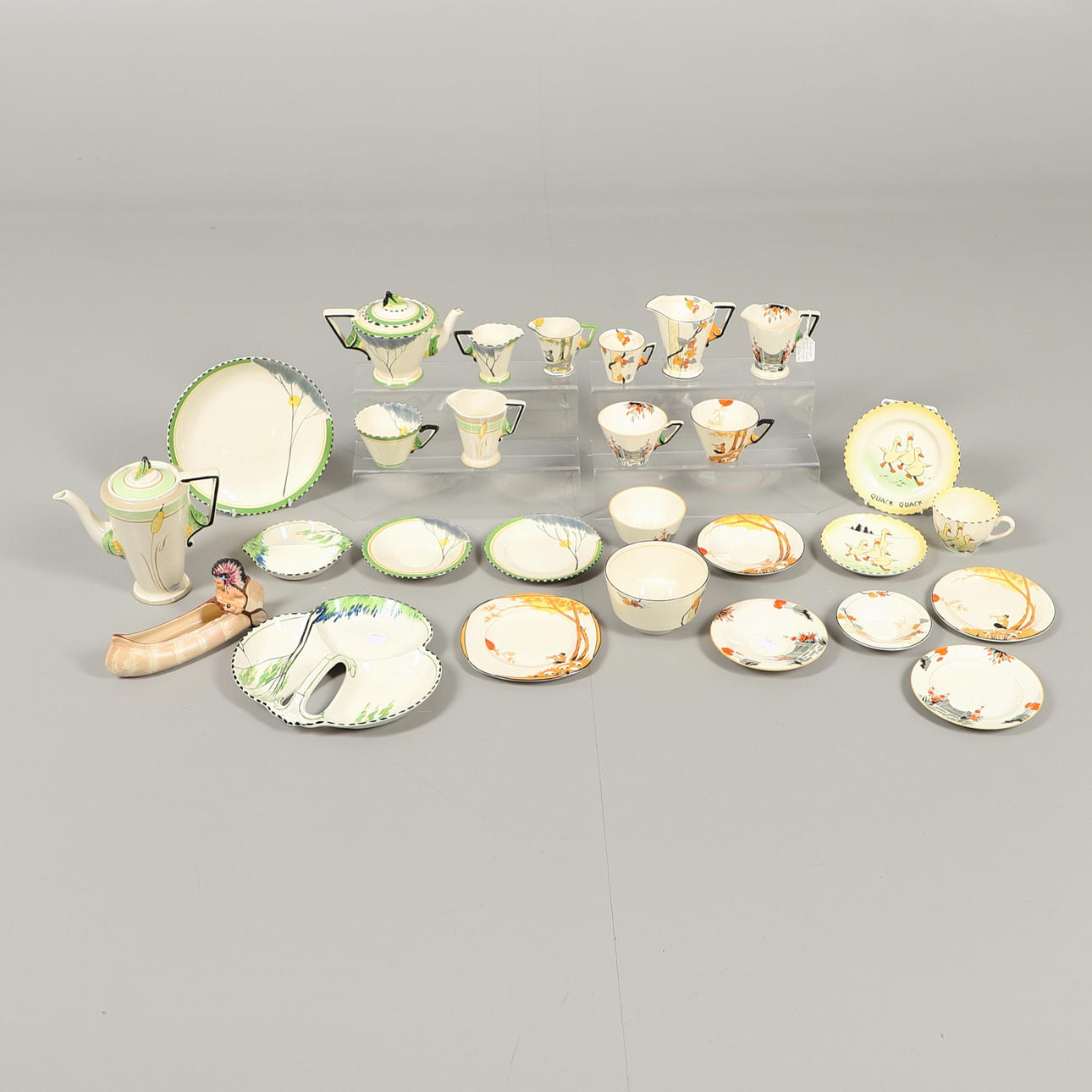 EN SAMLING AF BURLEIGH WARE.