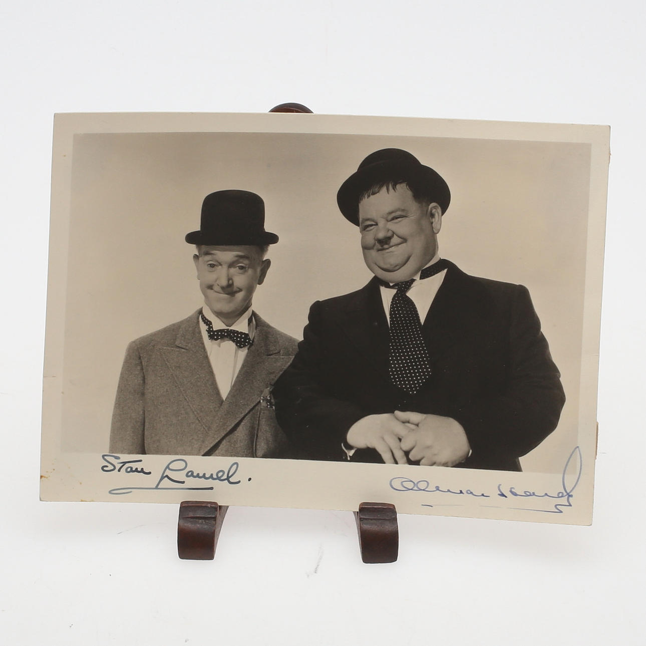 AUTOGRAF, Helan & Halvan, signerat fotografi.