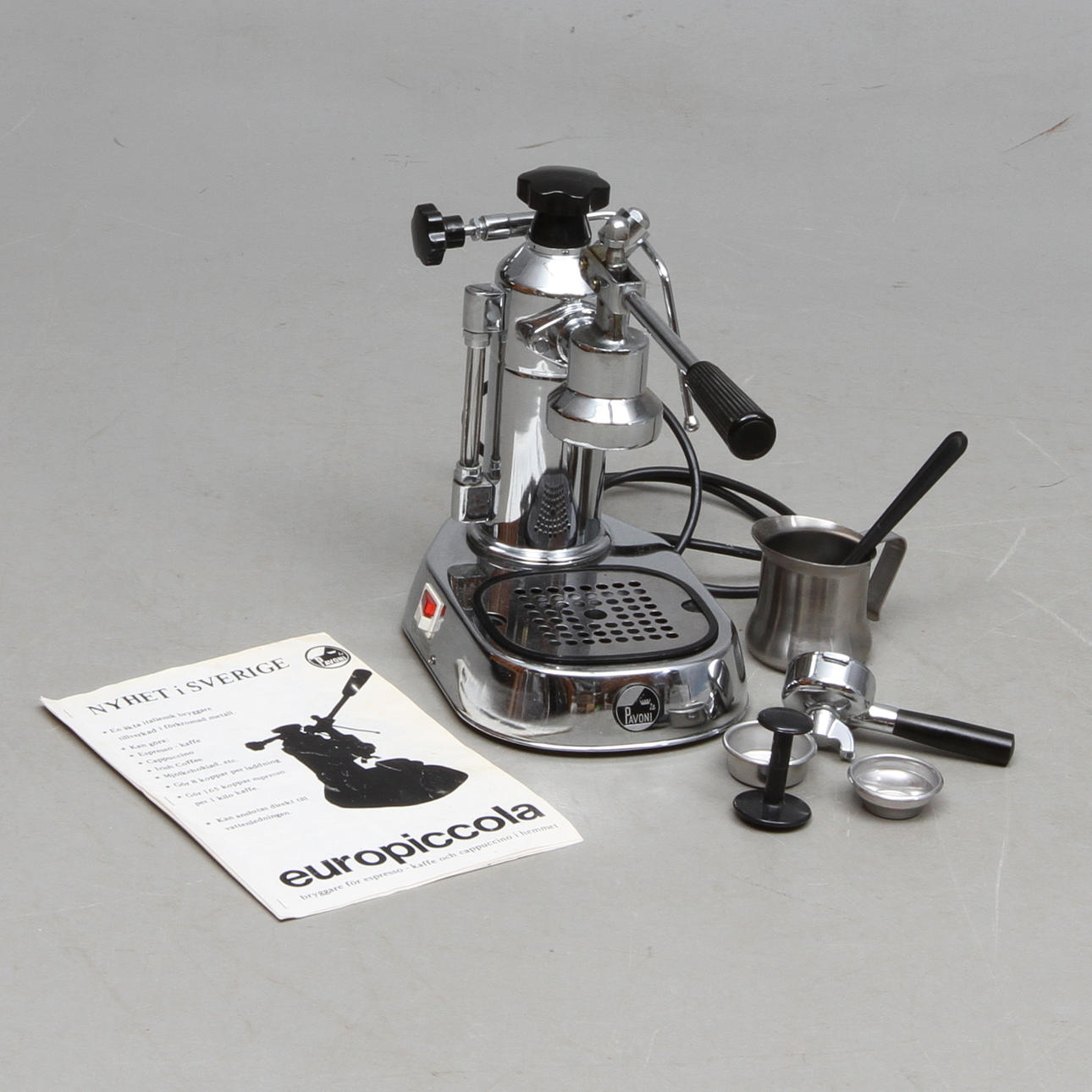 ESPRESSOMASKIN, La Pavoni, modell "Europiccola".