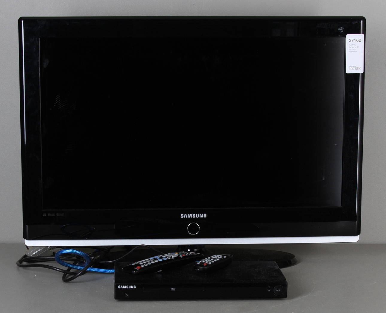 PLATT-TV, Samsung, 32 tum, samt dvdspelare.