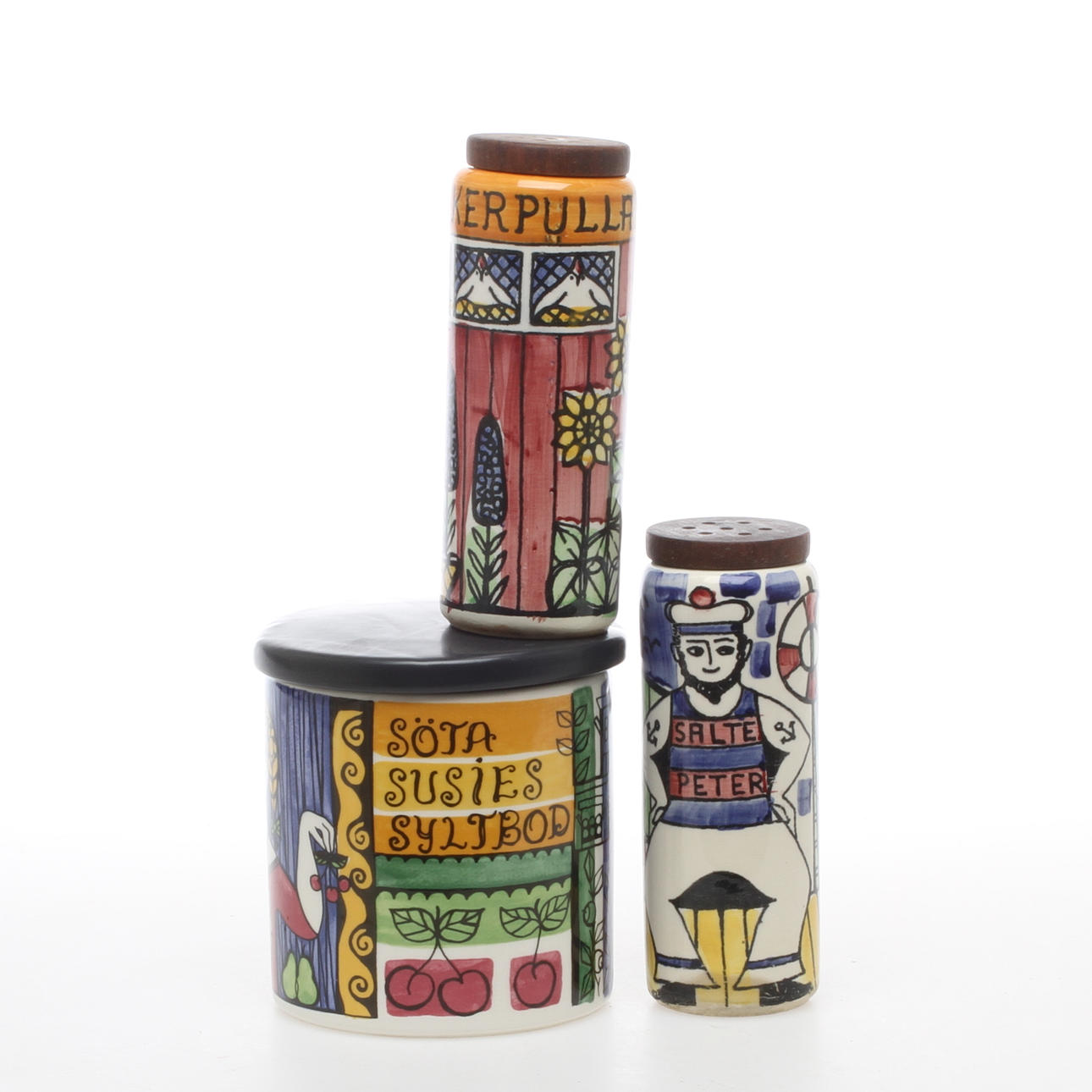 SYLTBURK & RUSKOR, 2 st, flintgods, Anita Nylund, Jie, Gantofta.