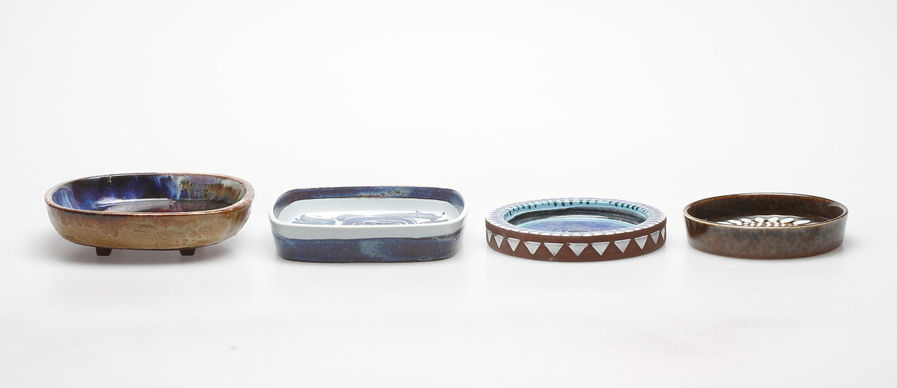 FAT, 4 st, bland annat Rörstrand, Royal Copenhagen, Jani kermik.