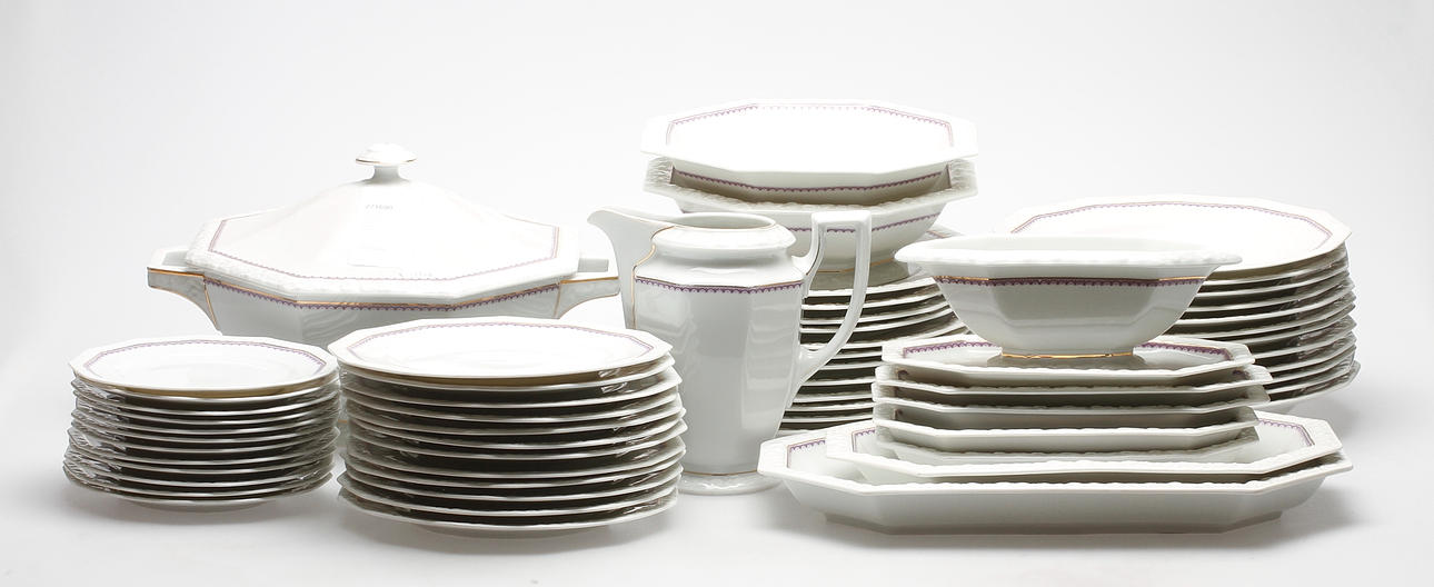 MATSERVIS, 59 delar, porslin, modell Ph. Rosenthal, Maria, Rosenthal.