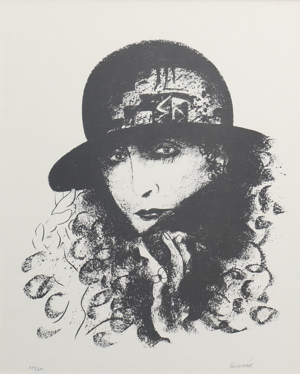 CARL FREDRIK REUTERSWÄRD. LITHOGRAPH REPRESENTING RROSE SÉLAVY.
