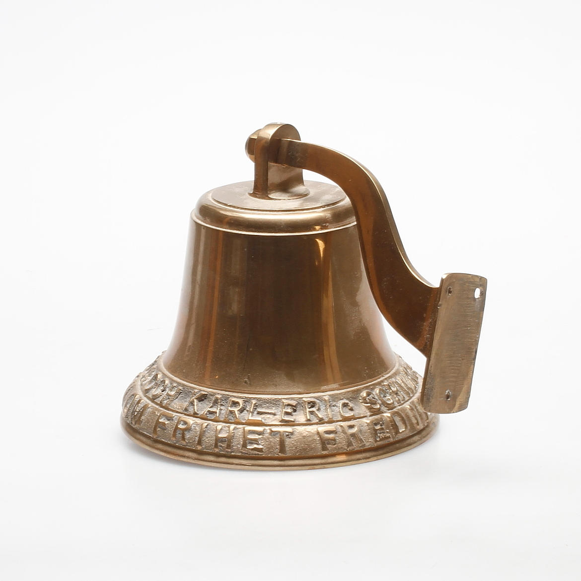 VÄLLINGKLOCKA, mässing, Bersbo 1978.