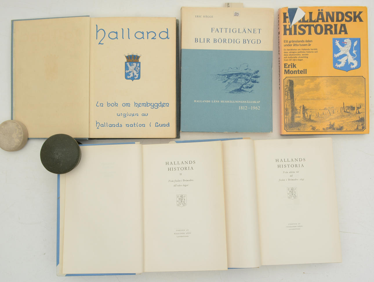 Halländsk historia. 5 Volymer. Böcker, Kartor & Handskrifter - Böcker ...