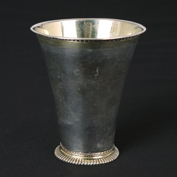 BÄGARE, silver, Olof Fernlöf, Göteborg, 1761, vikt 100 gram.