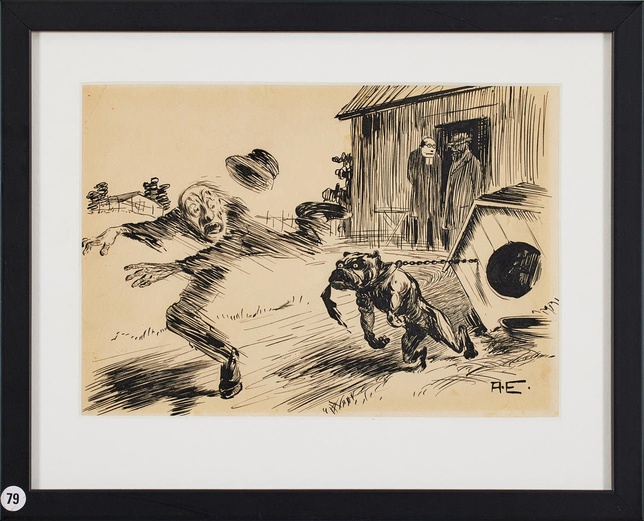 ALBERT ENGSTRÖM. "Ilsken hund 2".