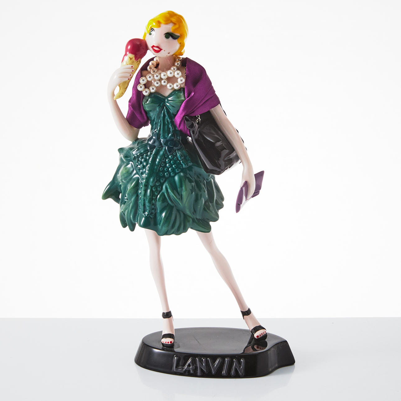 限定800体 ランバン MISS LANVIN 24フィギュアドール 陶器人形 JEANNE LANVIN. 