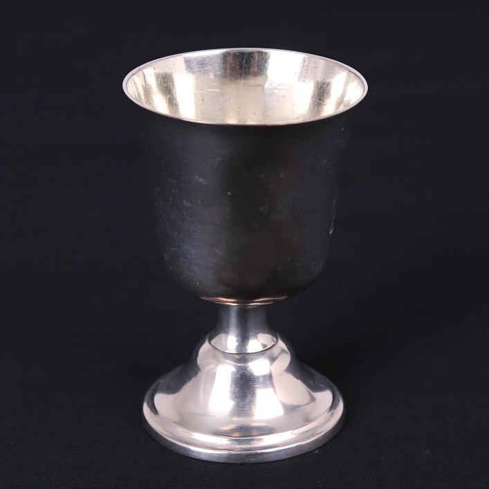 BÄGARE, silver 1800-talets första hälft, vikt 48 gram.