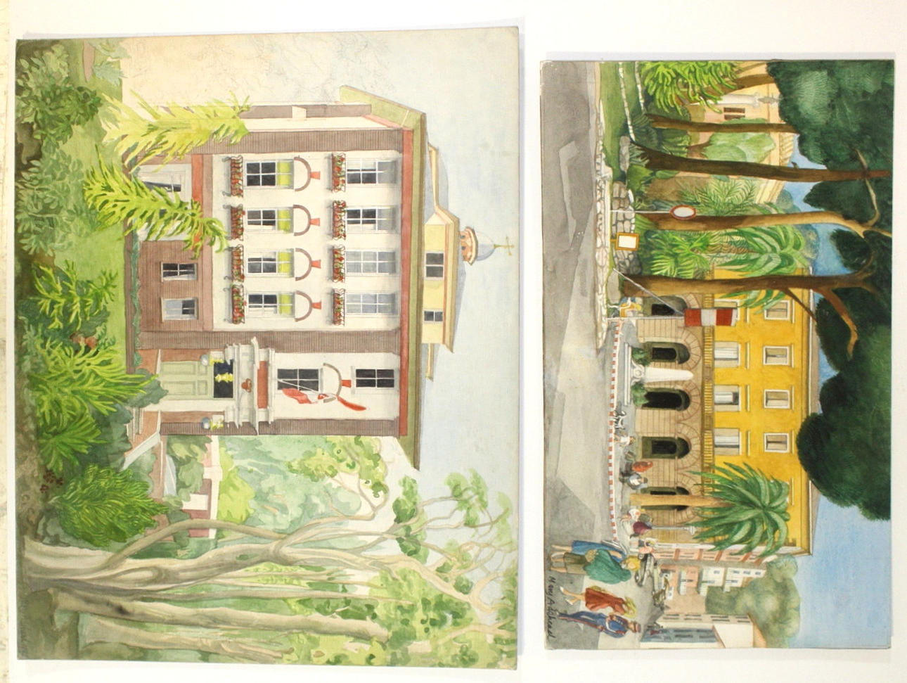 MARY ADSHEAD (1904-1995). A FOLIO OF WATERCOLOURS & DRAWINGS.